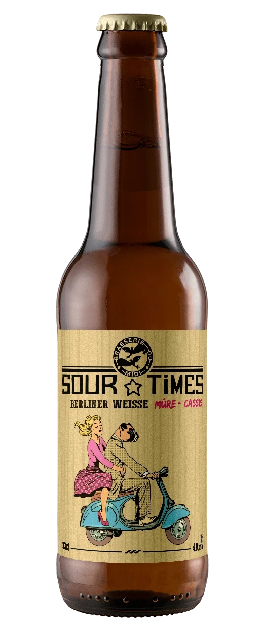 Bière Sour Times Framboise de La Brasserie du Midi
